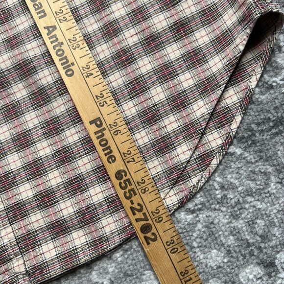 Polo Ralph Lauren Button Up Shirt Mens Medium Plaid Pony Logo - Picture 6 of 10